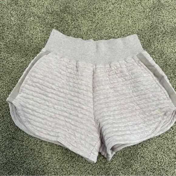 EVERLANE The Organic Cotton Quilted Short XS Heathered Orchid - Picture 5 of 14
